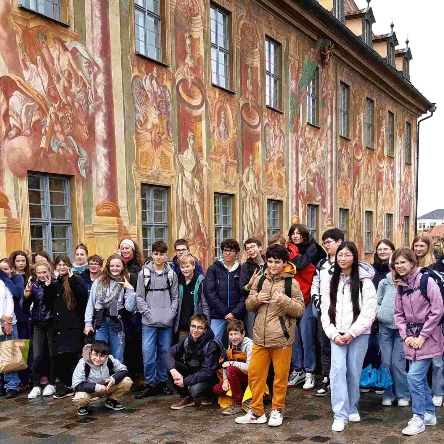 Besuch des Collège épiscopal Saint-Étienne aus Straßburg