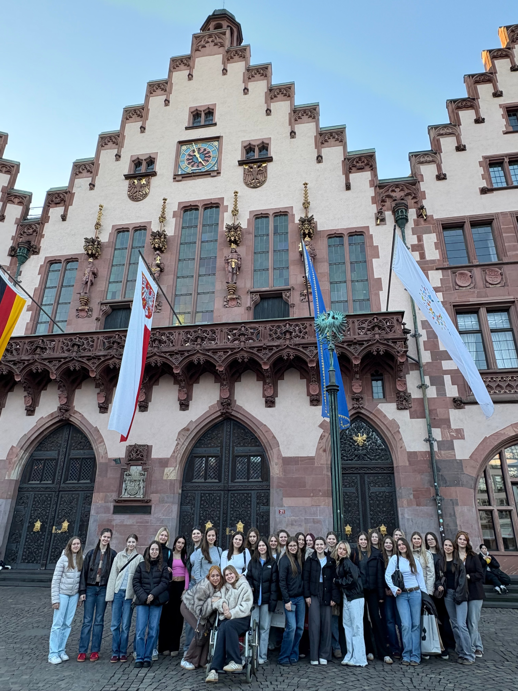 Gruppenfoto am Römer