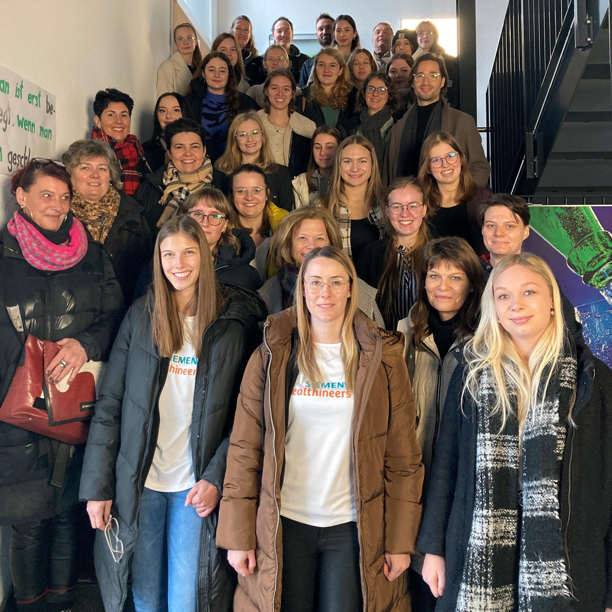 Gruppenbild am Berufsinformationstag