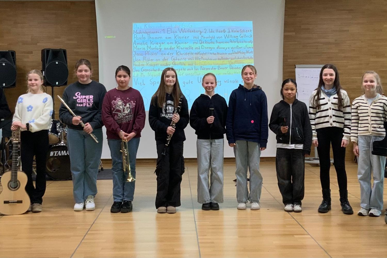 Musikunterricht kann auch ein Konzert sein